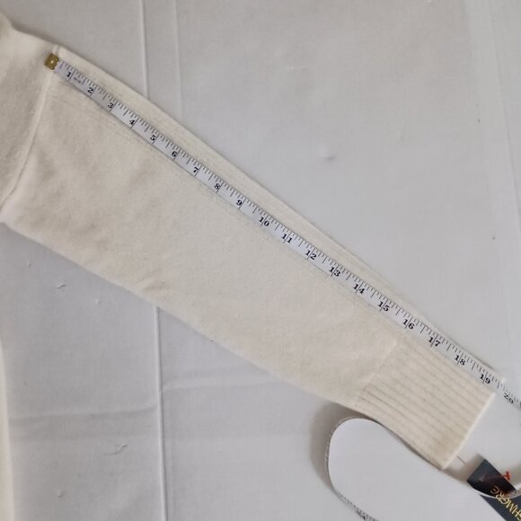 InCashmere 100% Cashmere Cream Roll Neck Sweater Women’s Size M NWT - Picture 14 of 16